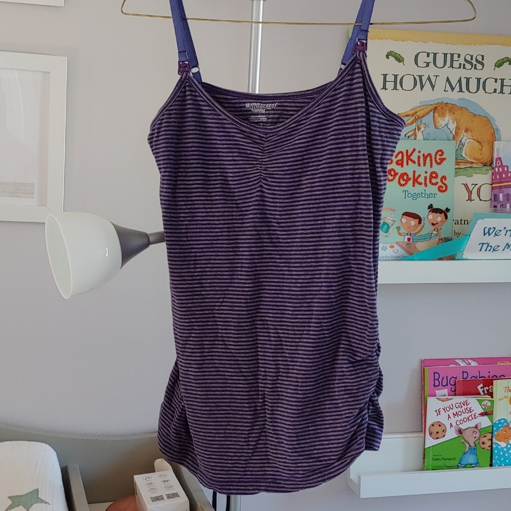 Motherhood Maternity Purple Nursing Camisole